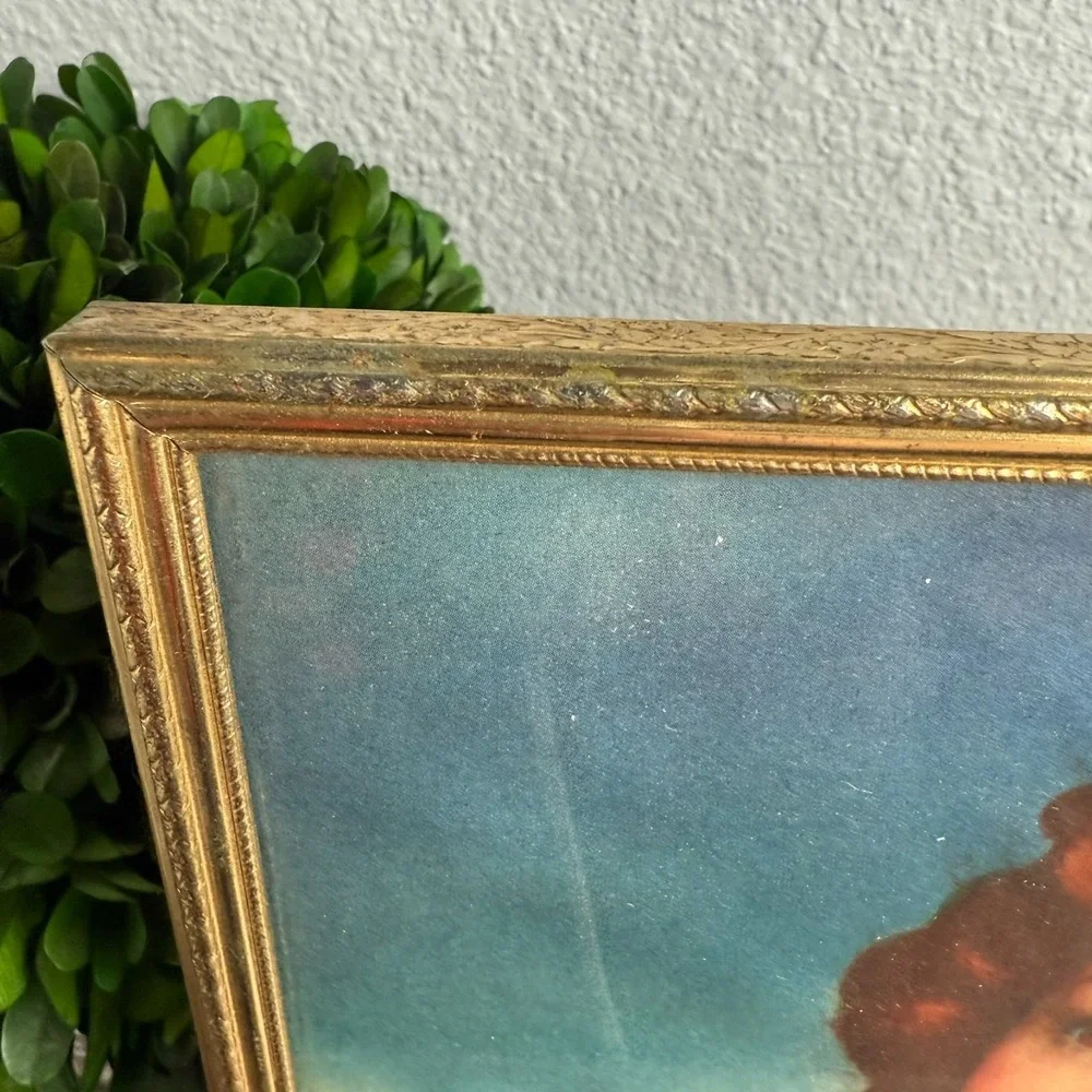 Old Hollywood Glamour Vintage Frame Susan Hayward Display Insert MCM Decor